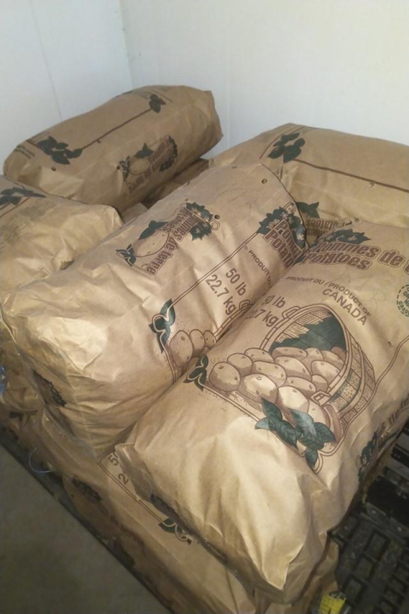 picture of 50 lb bags White Potatoes